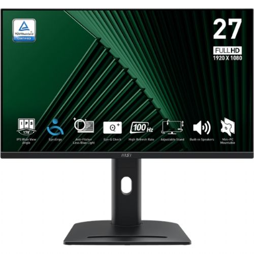 Monitor MSI PRO MP275PG 68,50 cm (27") FHD IPS 100Hz 1ms (MPRT) črn