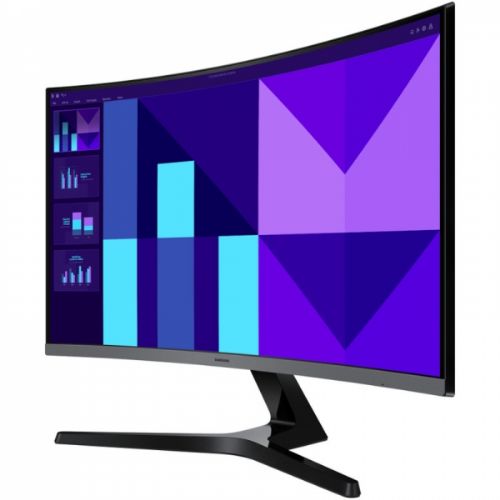 Monitor Samsung Essential S3 S27DG390GAU 68,58 cm (27") , Full HD, VA, 100 Hz, 4 ms, ukrivljen 1800R, črn