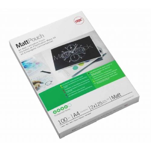 Laminating pouches a4 125mic matt 1/100 gbc 3747241
