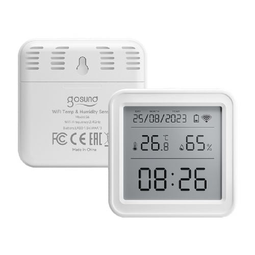Pametni senzor temperature in vlažnosti Zigbee Gosund ST17 LCD Tuya