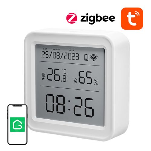 Pametni senzor temperature in vlažnosti Zigbee Gosund ST17 LCD Tuya