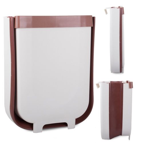 Foldable Silicone Hanging Trash Can 8L