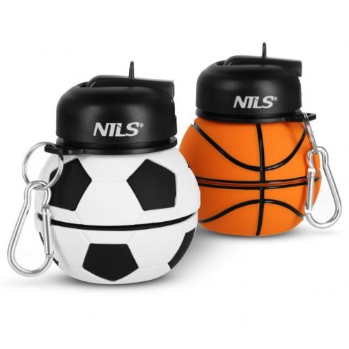 Foldable plastic bottle for kids basketball ball