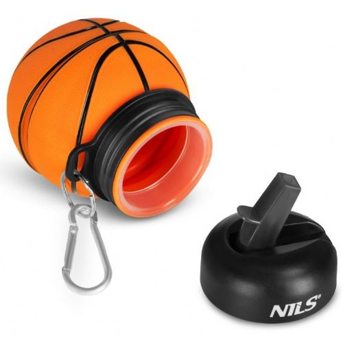 Foldable plastic bottle for kids basketball ball