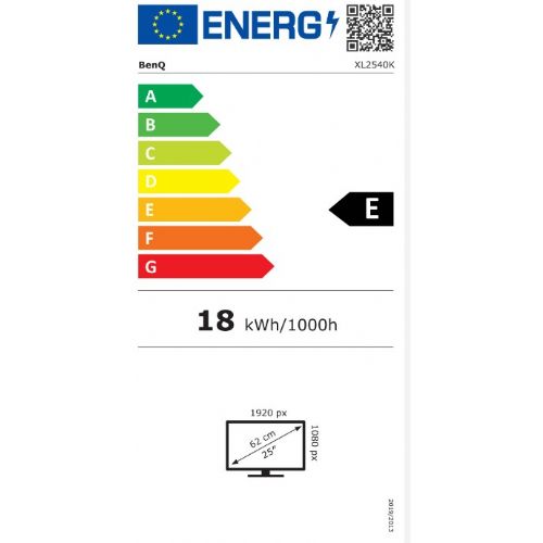 Monitor BenQ Zowie XL2540K, 62,2 cm (24,5"), 1920x1080 FHD, 320cd/m2