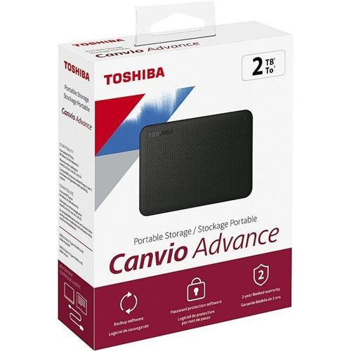 Zunanji disk Toshiba Canvio Basics 2022 2 TB, Micro-USB-B 3.2,črna