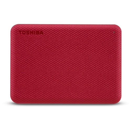 Zunanji HDD disk Toshiba Canvio Advance 4 TB, Externe Festplatte ,Micro-USB-B 3.2 Gen 1 (5 Gbit/s), rdeča