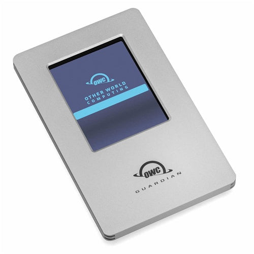 Zunanji SSD disk OWC Guardian 2 TB, USB-C 3.2 Gen 2, 1000 MB/s, Realtek RTL9210B, barvni zaslon na dotik