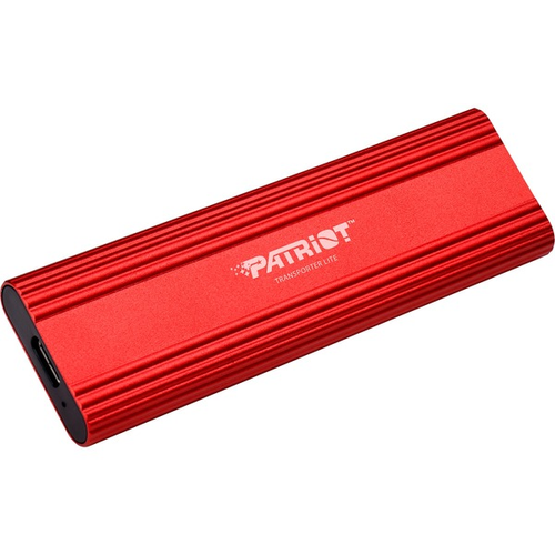 Zunanji SSD Patriot Transporter Lite SSD 2 TB, Externe SSD (USB-C 3.2 Gen 2 (10 Gbit/s)) branje 1000 MB/s, pisanje 1000 MB/s, rdeča