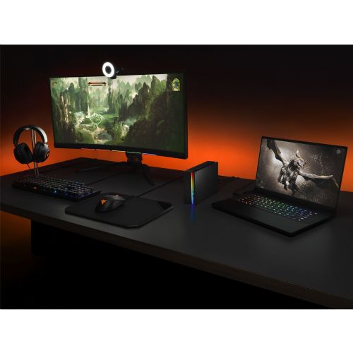 Zunanji HDD Seagate FireCuda Gaming Hub 8 TB (črn, Micro USB-B 3.2 Gen 1 (5 Gbit/s))