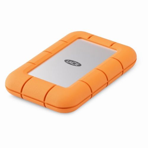 Zunanji SSD disk LaCie Rugged Mini SSD 1TB, USB-C 3.2 Gen 2x2, do 2000MB/s, IP54, odporen na vodo in padce