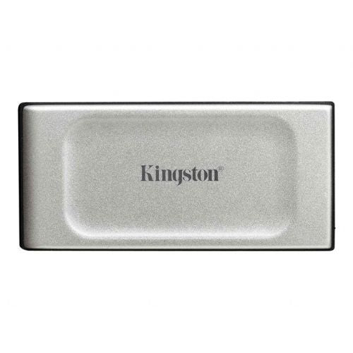 Zunanji SSD Kingston XS2000 Portable SSD 4 TB, Externe SSD, USB-C 3.2, branje 2.000 Mb/s, pisanje 2.000 Mb/s, srebrna