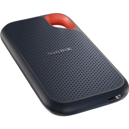 Zunanji SSD disk SanDisk Portable V2 4TB, USB-C 3.2, 10Gbit/s,črna/oranžna