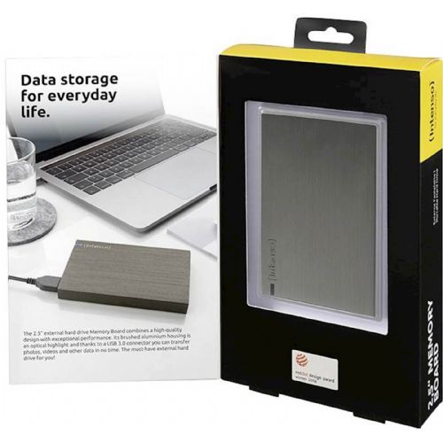 Zunanji trdi disk Intenso Memory Board 2 TB (antracit, zunanji, Micro-USB-B 3.2 Gen 1 (5 Gbit/s))