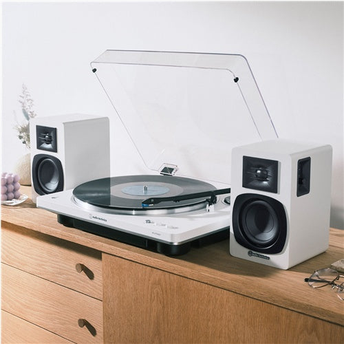 Zvočnik Audio Technica AT-SP3X beli, Bluetooth, 2.0 kanala, frekvenčni razpon 55 Hz – 20 kHz, RMS 2x15 W