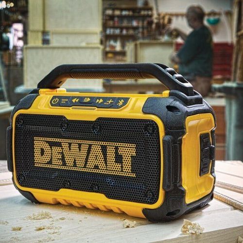 Zvočnik DeWalt DCR011-XJ (rumen/črn, Bluetooth zvočnik od 10,8 do 54 voltov - osnovna različica)