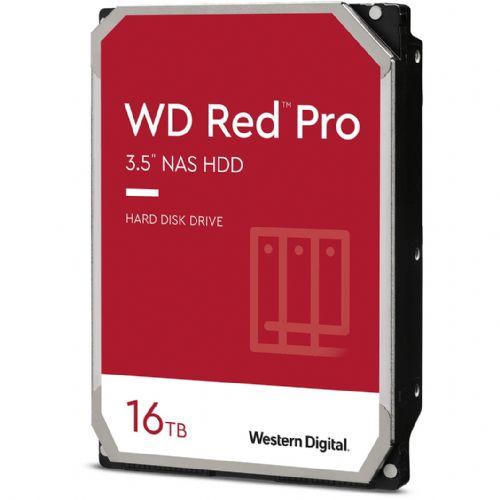 Vgradni HDD disk WD Red Pro NAS WD161KFGX, 16TB, 7200 RPM, 512 MB
