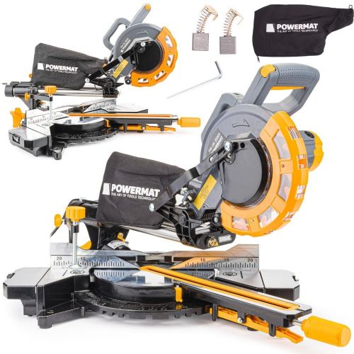2000W miter saw with laser and torch