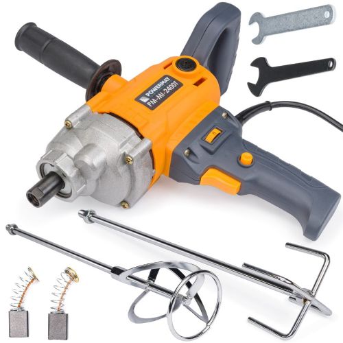2400W paint and adhesive mixer + 2x stirrer 120mm M14