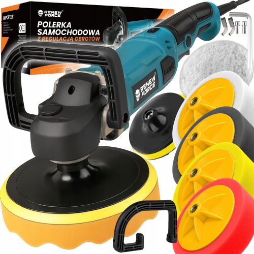 Rotary car polisher polishing machine with regulation Dexxer 2600W 150mm M14