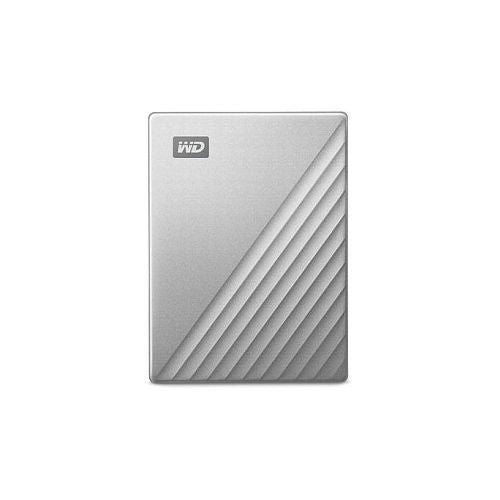 2,5" WD My Passport Ultra 2TB Silver USB-C/USB3.0 HDD 6,4 cm 2,5 pollici finitura in metallo RTL portatile esterno