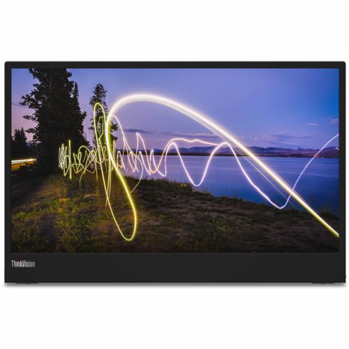 Monitor Lenovo ThinkVision M15 Portable 39,6 cm (15,6"), 1920x1080 (FHD), 250cd/m2, 16:9, 6ms, IPS, 2x USB-C 65W, črna (62CAUAT1WL)