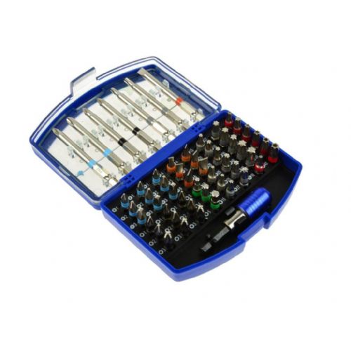56 screwdriver bits + box
