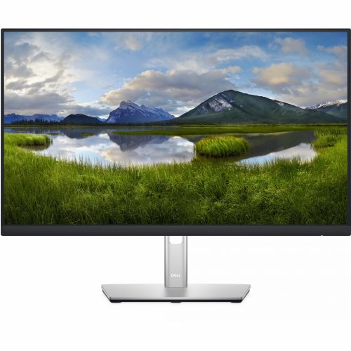 Monitor Dell P2422H, 60,5 cm (23,8''), 1920 x 1080, 16 : 9, 5 ms, 250 cd/m2, IPS, DisplayPort, VGA, HDMI, 4 x USB 3.2, VESA, Lift, srebrn