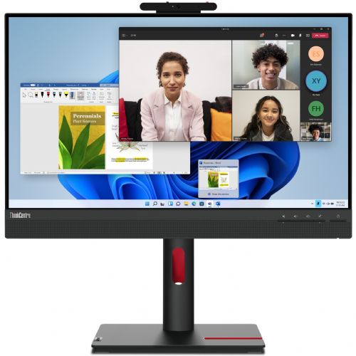 Monitor Lenovo ThinkCentre Tiny-in-One 24 Gen 5 60,45 cm (23,8"), 1920x1080 (FHD), IPS, 250cd/m2, 16:9, Touch 60Hz 4ms HDMI DP zvočnik črn 94132451