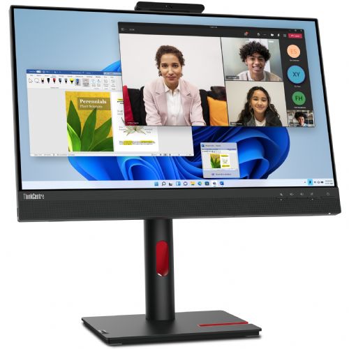 Monitor Lenovo ThinkCentre Tiny-in-One 24 Gen 5 60,45 cm (23,8"), 1920x1080 (FHD), IPS, 250cd/m2, 16:9, Touch 60Hz 4ms HDMI DP zvočnik črn 94132451