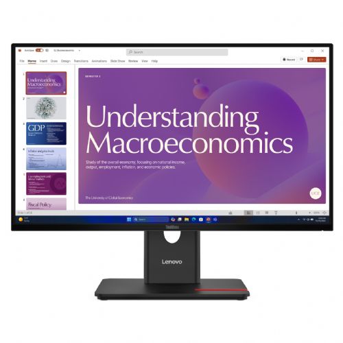Monitor Lenovo ThinkVision T24D-40 23.8" FHD IPS 120Hz USB-C HDMI built-in speakers