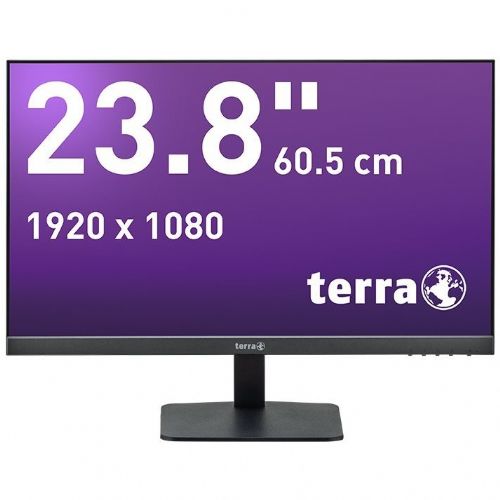 Monitor TERRA 2427W V2 60,5 cm (23,8"), 1920x1080 (FHD), 16:9 FHD VA 5ms 100Hz HDMI DP USB-C Vesa Črna