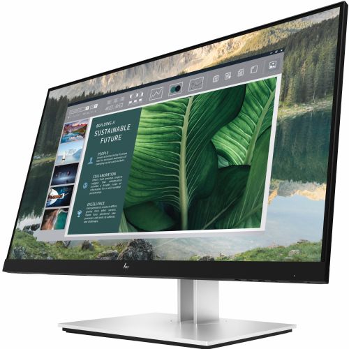 MonitorHP E24u G4 60,45 cm (23,8"), 1920x1080 (FHD), 250cd/m2, 16:9, 5ms, IPS HDMI DisplayPort USB-C VESA Pivot Full HD Sparkling Black