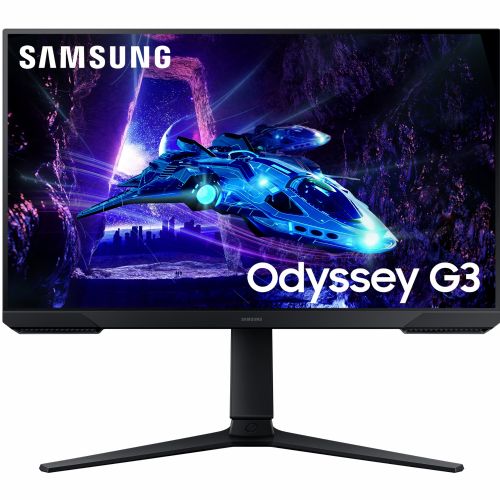 Monitor Samsung Odyssey G3 (S24DG300EU), 61 cm (24"), 1920 x 1080 (FHD), 16 : 9, FHD, VA, 1 ms, 180 Hz, HDR10, HDMI, DP, pivot, črn