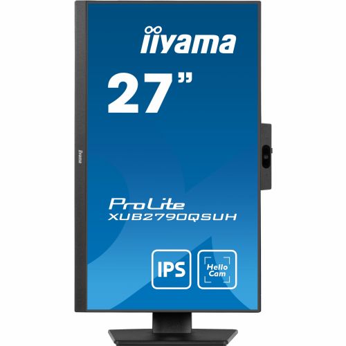 Monitor Iiyama ProLite XUB2790QSUH-B1 68,58 cm (27"), 2560x1440 (QHD), IPS, 250cd/m2, 16:9, 0,4ms 100Hz HDMI DP USB-C 65W, KVM zvočnik Pivot Black