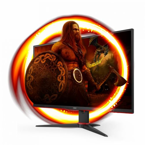 Monitor AOC Gaming G2 Q27G2E/BK  68,58 cm (27"), 2560x1440 (QHD), 250cd/m2, VA, 155Hz, 1ms, 2xHDMI DP črna/rdeča