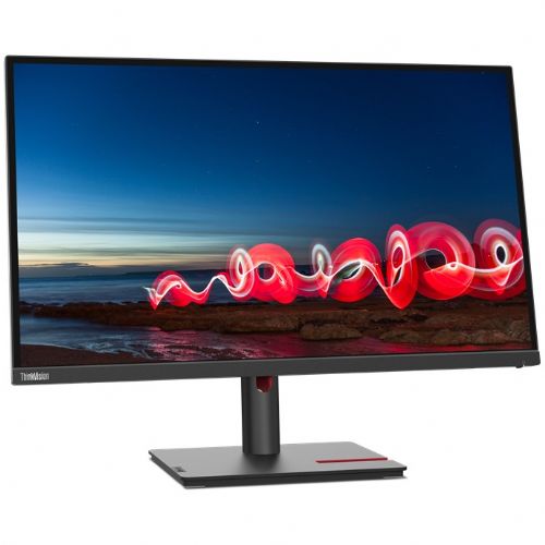 Monitor Lenovo ThinkVision T27h-30 68,6 cm (27"), 2560 x 1440 (QHD), IPS, 16:9, 60Hz 350cd/m2 1000:1 3M:1 4ms USB-C HDMI2.0 USB3.2 4xUSB3.1 99sRGB (63A3GAT1EU)