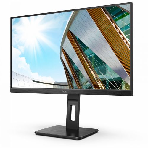 Monitor AOC U27P2CA 68,58 cm (27"), 3840x2160 (4K UHD), IPS, 350 cd/m2, 16:9, 4ms 60Hz HDMI DP USB-C 65W,  Pivot Black