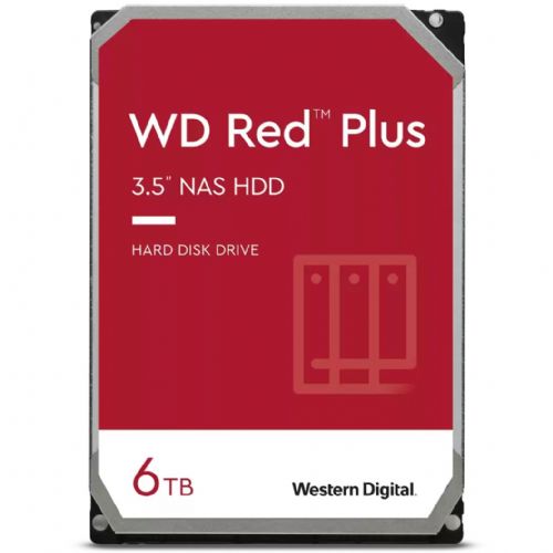 Vgradni HDD disk 6TB WD60EFPX Red Plus 5400RPM 256MB