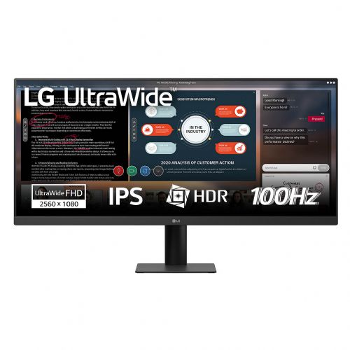 Monitor LG 29U511A-B 29U511AB (29U511A-B.AEU) 73.7cm (29"), 21:9, IPS, 350cd/m2,5ms, črna