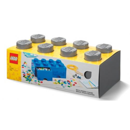 Lego®: Škatla za shranjevanje z gradnikom 8 - temno siva (40061754)