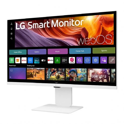 Monitor LG 32U850SA-W 80 cm (31,5") 4K IPS, HDR10, USB-C 90 W, webOS, bela