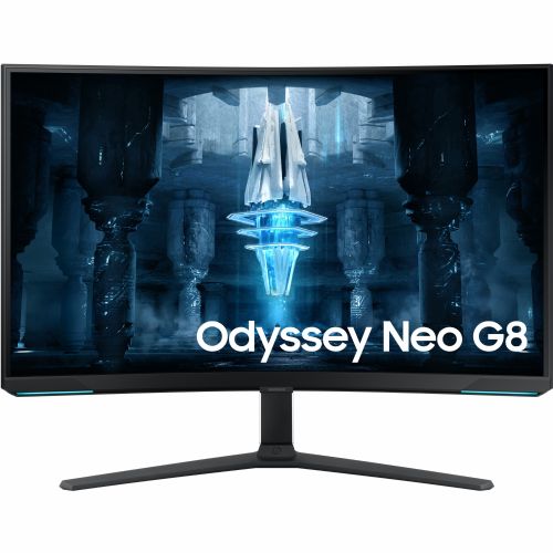 Monitor Samsung G85NB Odyssey Neo G8, 80,1 cm (31,5''), 350 cd/m2, VA, 16 : 9, 3840 x 2160 (4K UHD), DP, 2 x HDMI, HDR2000, FreeSync Premium Pro, združljiv z G-Sync, črno-bel