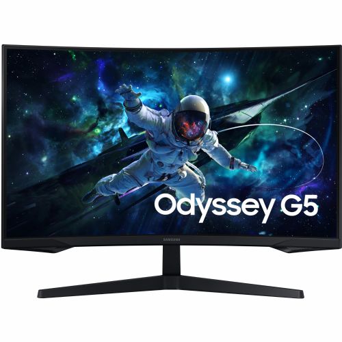 Monitor Samsung Odyssey G5 S32CG552EU 81,3 cm (32"), 2560 x 1440 (WQHD), 16:9 QHD HDR10 ukrivljen 1ms 165Hz HDMI DP črna