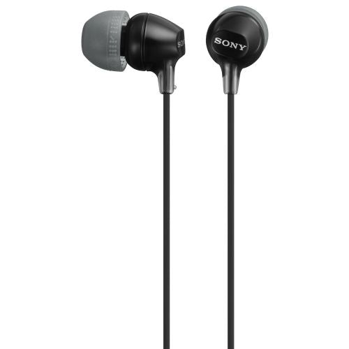 SONY MDR-EX15LPB in-ear headphones black