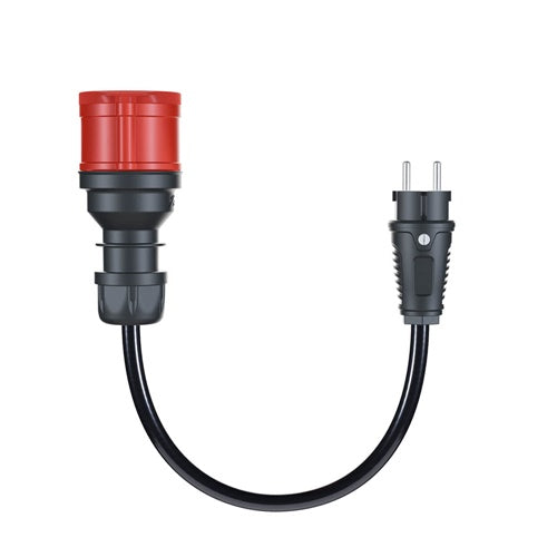 Go-e adapter cable for Gemini Flex 11kW; CEE three-phase current 16 A > household sockets, 30 cm (OPENED PACKAGING)