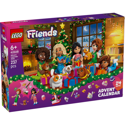 Adventni koledar Lego Friends  2025 (42668), 237 kock, od  6.let