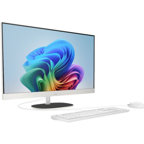 All In One računalnik HP 24-ct2450ng Ryzen AI 5 340 23,8" FHD IPS 16GB 1TB SSD DE Windows 11 bela