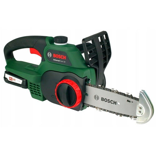 Cordless chainsaw Bosch UniversalChain 18.18V, Li-Ion battery 2.5Ah, Power For All Alliance, green/black