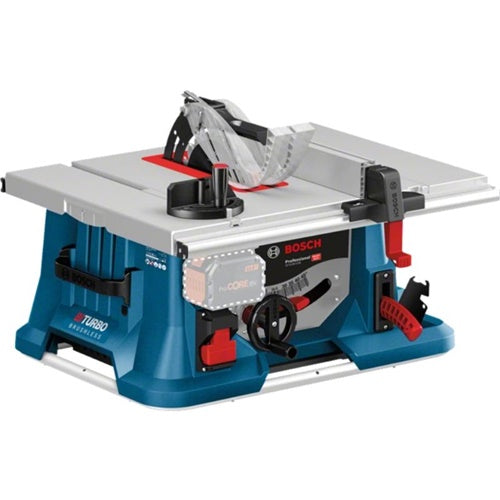 Cordless table saw Bosch Biturbo GTS 18V-216 Professional Solo, 18V, without battery and charger, blue